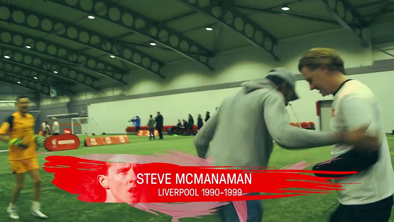 Steven Gerrard vs Liverpool Legends  5 Shot Challenge