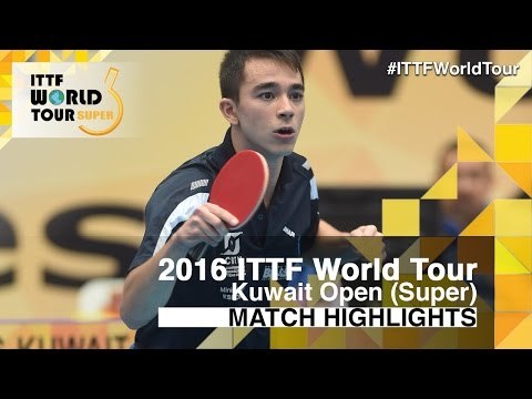2016 Kuwait Open Highlights: Ho Kwan Kit vs Hugo Calderano (U21-Final)