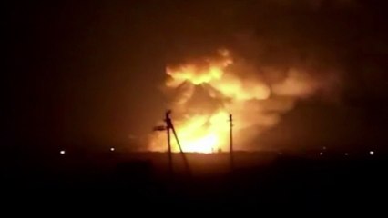 Ukraine: dépôt d'armes en feu, un "sabotage" selon Kiev