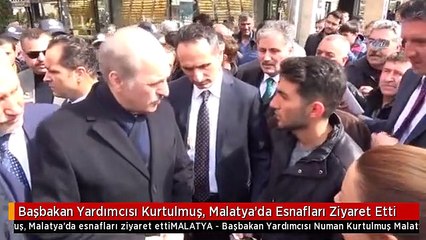 Numan Kurtulmuş esnaf ziyareti