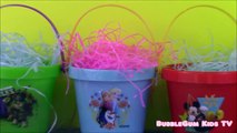 Frozen Disney Easter Basket! Play Doh Kinder Surprise Eggs Hello Kity Doc McStuffins