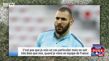 Benzema chez Duga : "C'est toujours tout sur moi en équipe de France"