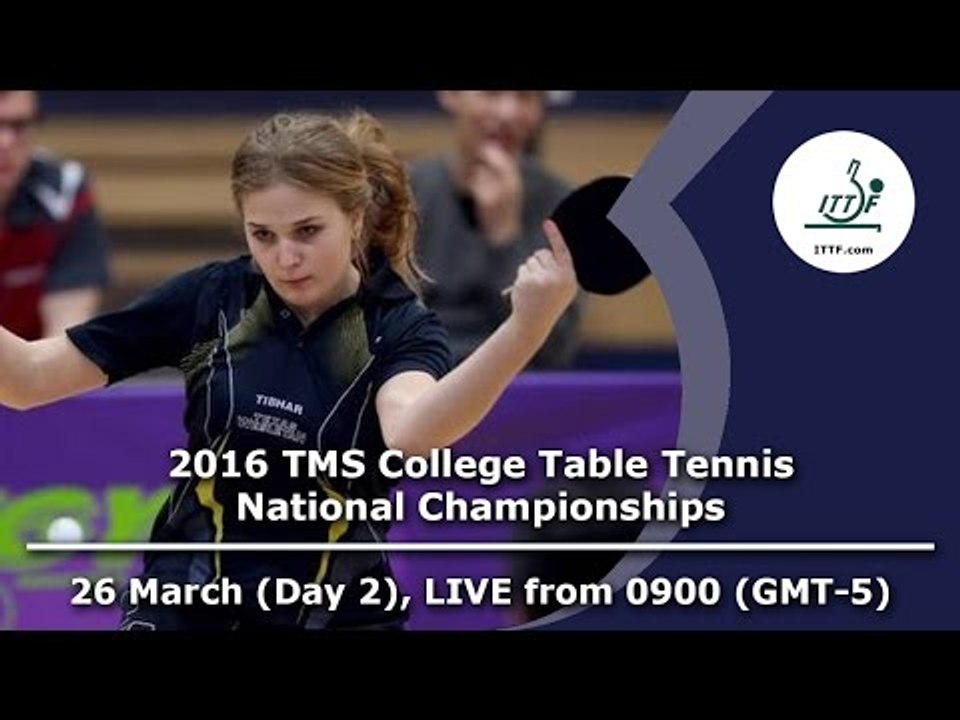 2016 TMS College Table Tennis National Championships - Day 2, Table 2
