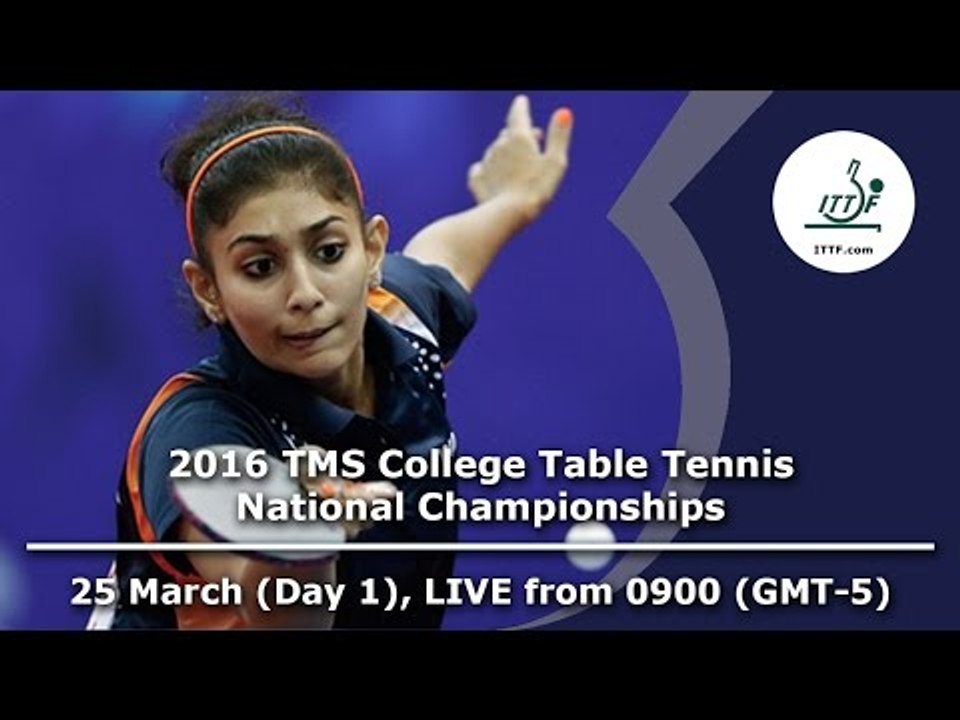 2016 TMS College Table Tennis National Championships - Day 1, Table 1