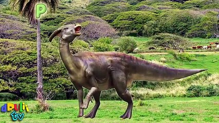 Aprender el Alfabeto con dibujos animados y Reales de Dinosaurios para los niños | ABC Dinos los Nombres de ans Sonidos