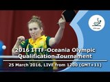 2016 ITTF-Oceania Olympic Qualification Tournament