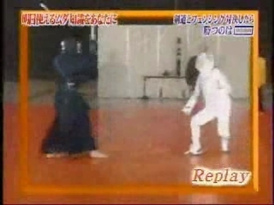 Kendo vs Fencing short fight