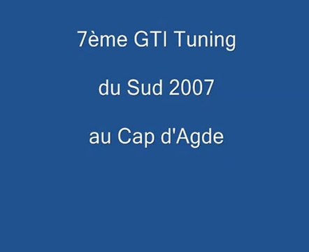 GTI Tuning Cap d'Agde 2007