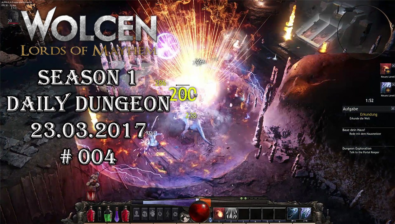 Wolcen: Lords of Mayhem - Daily Dungeon 23.03.2017 + Paar Informationen - #004 [GAMEPLAY|HD]