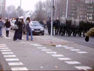 Débarquement des CRS