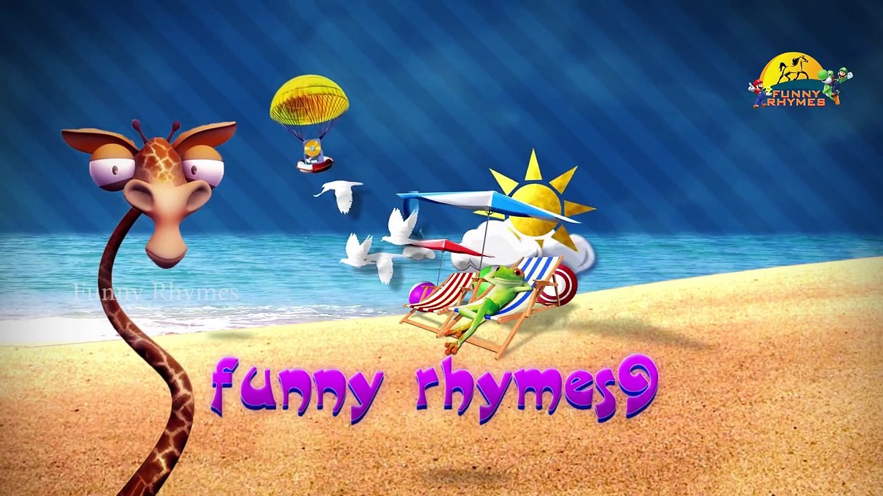 Анимационный Дети английский Семья палец вертолет питомник рифмы Песня 3d |