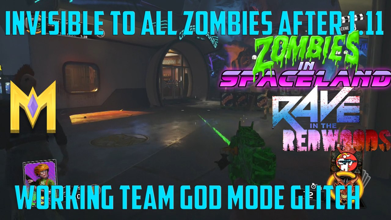 ZIS & RITR Glitches - EASY Invisible To ALL Zombies Glitch - "Team God Mode Glitch 1.11"
