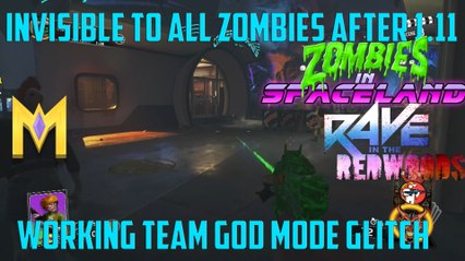 ZIS & RITR Glitches - EASY Invisible To ALL Zombies Glitch - "Team God Mode Glitch 1.11"