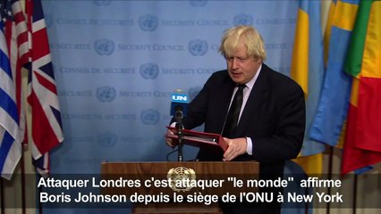 Attaquer Londres c'est attaquer "le monde" dit Boris Johnson)