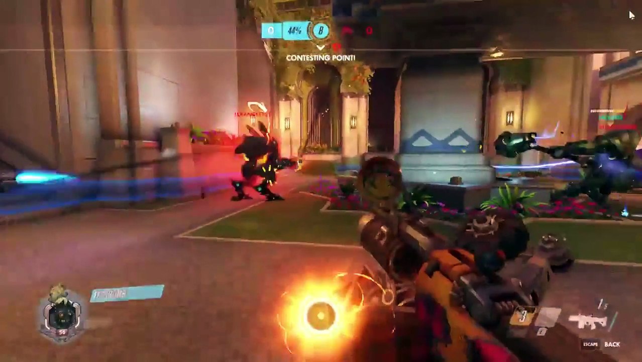 Overwatch: I'd like to think this took skill, chances are it was luck.