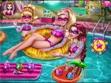 Dress Up Games for Girls - Super Barbie Swimming Pool Party Games