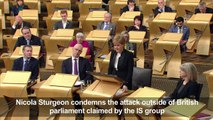 Scottish First Minister Sturgeon responds to London attack