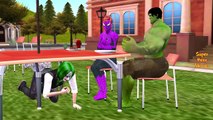 Zombie Spiderman Hulk Vs Joker!! Scream Cartoon Nerf Gun Wars| Frozen Elsa Dinosaurs Short
