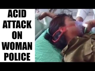 Скачать видео: UP woman home guard attacked with acid