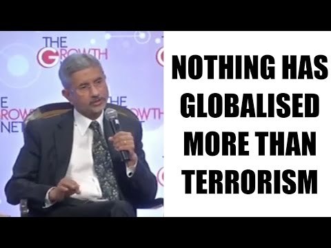 Jaishankar says nothing has globalised more than terrorism : Watch video | Oneindia News