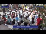 Differently abled persons protest in villupuram