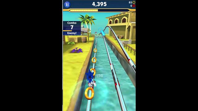 Sonic Dash 2: Sonic Boom - Gameplay Walkthrough Part 3 - Level 4-5 (iOS, Android)