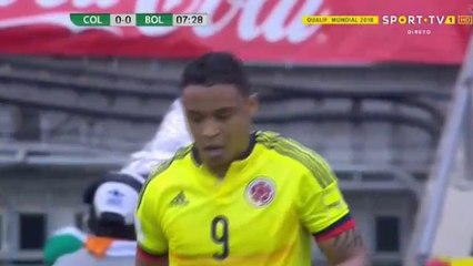 Luis Muriel Shot Hits The Crossbar - Colombia vs Bolivia 23.03.2017