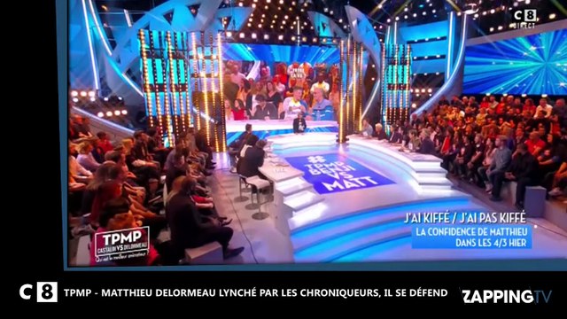 TPMP - Matthieu Delormeau lynché par les chroniqueurs, il se défend