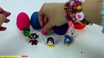 Весело изучать цвета с играть doh сюрприз яйца игрушки мой маленький пони черепашки ниндзя замороженные игрушка яйцо сюрприз