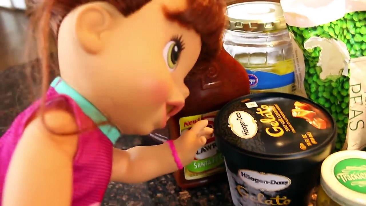 Baby Alive Doll POOP DIAPER Part 2 WILL IT SMOOTHIE & Makes Gross Smoothie Bottle DisneyCa
