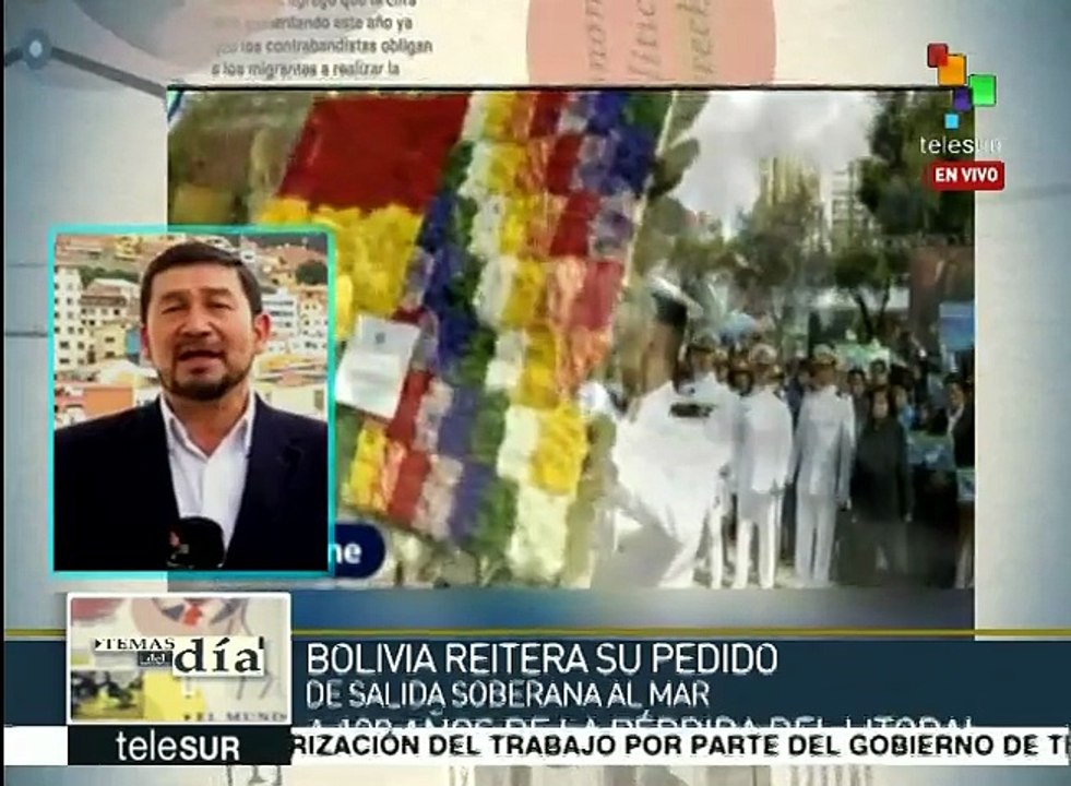 Bolivia defiende su derecho a una salida soberana al mar