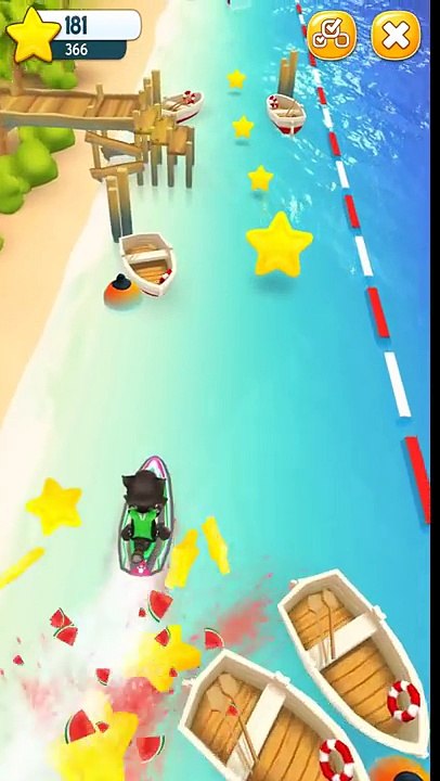 Talking Tom Jetski - Gameplay Walkthrough Part 1 - Tom (iOS, Android)