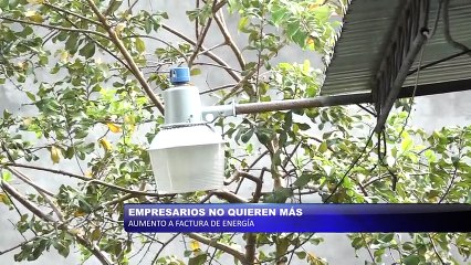 Empresarios no quieren mas aumento a factura electrica