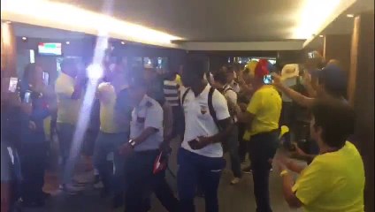 La tricolor en la previa del juego ante Paraguay