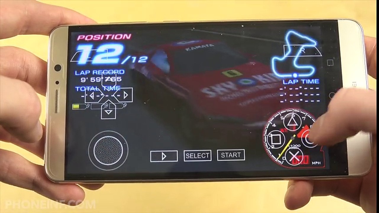 PSP Emulator On Huawei Mate 9 Ridge Racer Gameplay Test!