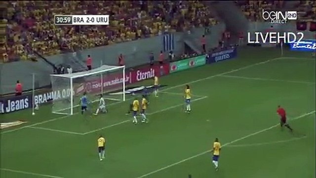 Edinson Cavani Incredible Goal HD - Uruguay 1-0 Brazil - World Cup Qualification - 24/03/2017