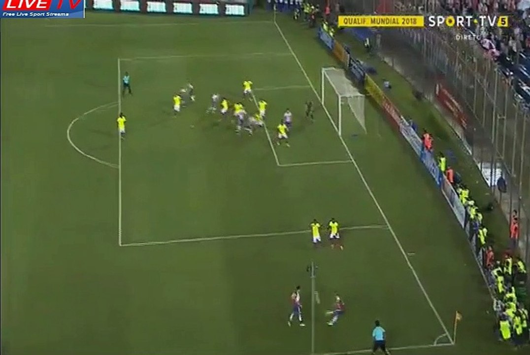 Goool Bruno Valdez (1-0) Paraguay vs Ecuador 24-03-2017 HD