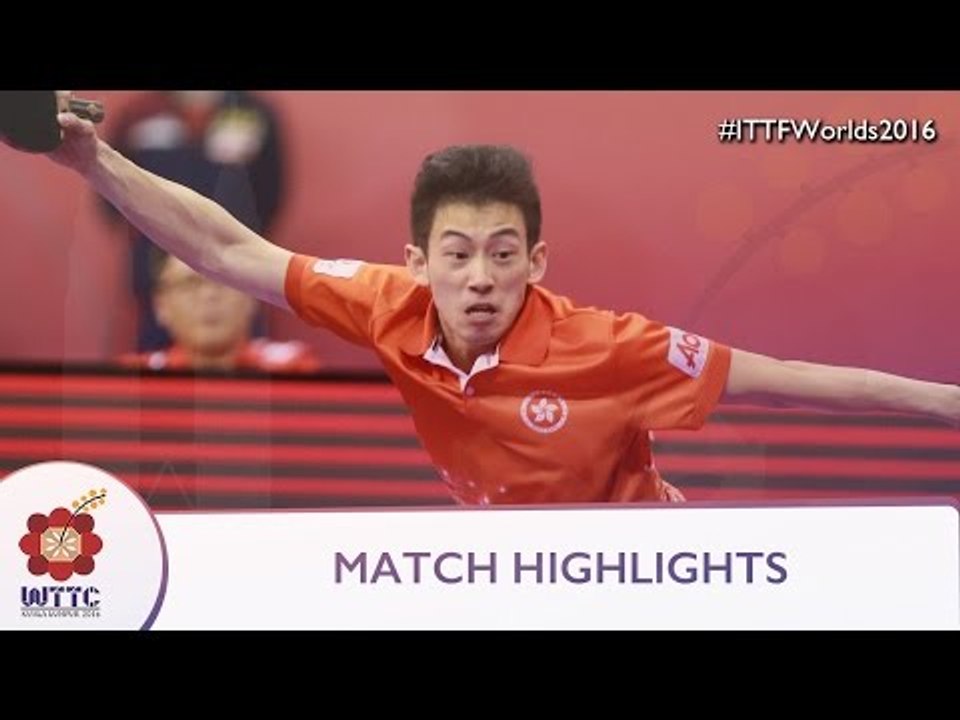 2016 World Championships Highlights: Robert Gardos vs Wong Chun Ting