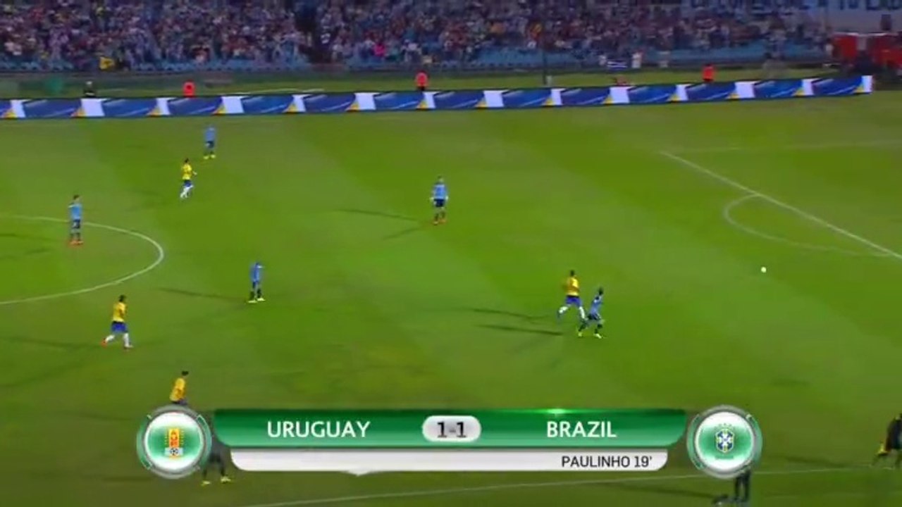 Paulinho Goal - Uruguay 1-1 Brazil - 23.03.2017