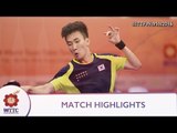 2016 World Championships Highlights: Lee Sangsu vs Wong Chun Ting