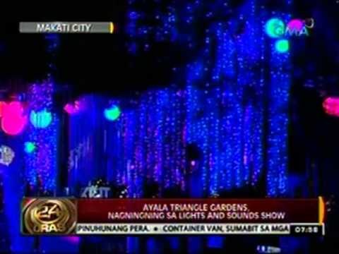 24 Oras: Ayala Triangle Gardens, nagningning sa lights and sounds show