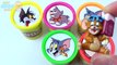 Сups Stacking Surprise Play Doh Clay Toys Tom and Jerry Rainbow Collection Learn Colors fo