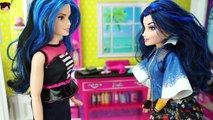 Historias con Muñecas en el Salon de Belleza - Con Barbie Elsa Ariel Rapunzel Evie- Juguet