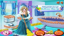 Disney Frozen Games - Frozen Elsa Bathroom Clean Up – Best Disney Princess Games For Girls