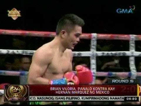 24 Oras: Brian Viloria, panalo kontra kay Hernan Marquez ng Mexico