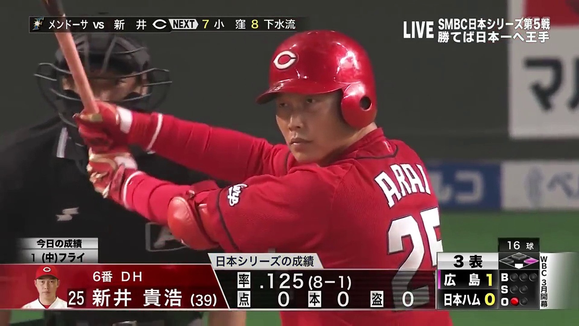 SMBC日本シリーズ2016 第5戦 広島✕日本ハム - video Dailymotion SMBC日本シリーズ2016 第5戦 広島✕日本ハム - video Dailymotion