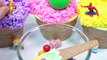Play Foam Surprise Toys Pretend Ice Cream Cups with Rainbow Bubble Gums
