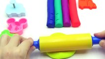 Learn Colors Play Doh Animal Elephant Mickey Mouse Star Frog Hello Kitty Fun and Creative