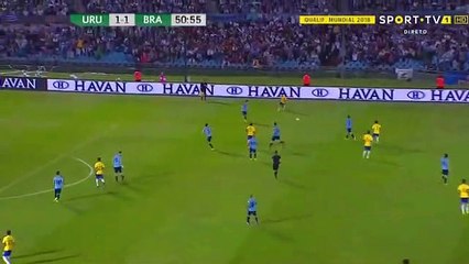 Paulinho 2nd Goal HD - Uruguay 1-2 Brazil - 23.03.2017 HD