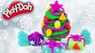 Play doh CHRISTMAS TREE AND PRESENTS for christmas with play dough frozen olaf